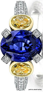 <a href="http://rubies.work/0804-multi-gemstone-earrings/" rel="nofollow" target="_blank">rubies.work/...</a> Sapphire & Diamond Ring
