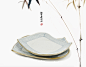 雨奶奶 韩日式和风 碟子 菜盘 餐盘 创意盘 陶瓷餐具套装 新品