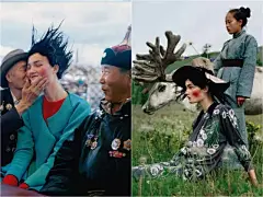 2011年英国版《Vogue》也曾跑到中国西藏和内蒙拍了一组自然与人情交织的服饰大片“An Awful Big Adventure”，掌镜的是大师Wim Walker，同样把模特与画面中出现的素人结合得很好。