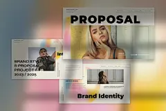 时尚简约品牌营销策划演示文稿设计ppt模板 Abran Brand Proposal Powerpoint Template插图