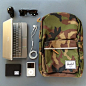 Well Packed with Herschel Supply: Pop Quiz in Camo.