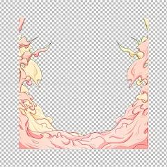 中国风云纹图案免扣元素