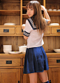 清纯JK制服美女学生妹唯美宿舍写真图片[9/14]_清纯美女_美桌网