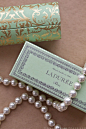 Pearls + Laduree boxes