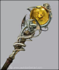 My scepter, it can summon the mist, monsters, it can do just about everything. It will always reappear at my side. It does not morph to a bracelet or anything. Hecate herself gave it to me.