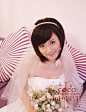 韩式甜美的新娘发型 - 韩式甜美的新娘发型婚纱照欣赏