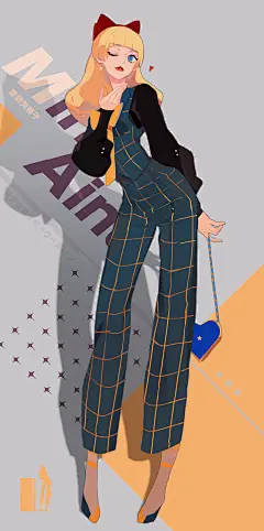 眠狼超话 #眠狼插画# #眠狼同人# 美少女战士西装look，Make Up！ ​​​​