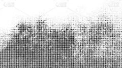 黑色半色调虚线背景。