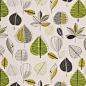 Maple Curtain Fabric Lime | Cheap Prints & Checks Curtain Fabrics | UK Delivery