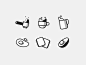 My morning routine illustration iconography icons line stroke retro vintage food toast avocado egg cup ground milk coffee