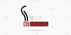 No smoking vector icon illustration
