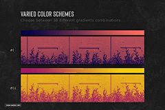 酷炫半调色ps动作 Duotone Photoshop Actions 插件/软件 