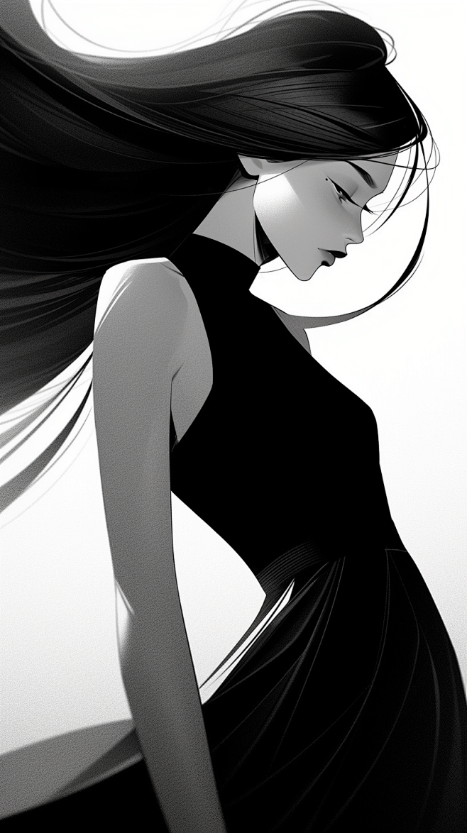 插画人物线稿参考图集 卡通插画原画设计素...