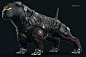 The American Bully, Mohammad H. Attaran : Following the robotic Deberman, I decided to design an American Bully. This is also my first work that I use Marvellous design in my workflow. I like it more and more everyday.