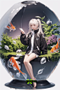 #少女 Vol.14 金魚鉢の少女.2 - kinshin007的插画