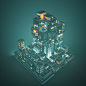 Water City - Voxel Art Animation : Science fiction and futuristic city on an island and working with water. Created in voxels and animated with Unity 3D for fun.