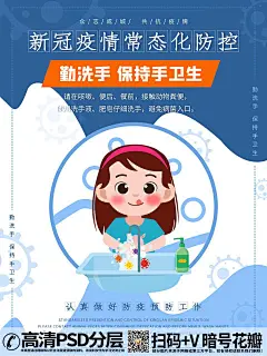 qq28275342加我疫情常态化创意简洁个人防疫知识宣传公益海报 (2)