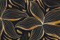 Gradient golden linear background
