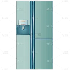 扁平风家用电器套系-SVG-冰箱