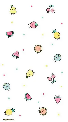 超级少女心的12张卡通背景图片，带有卡通小元素，包括咖啡，煎鸡蛋，奶茶，仙人掌，云朵，樱花，彩虹，小鸡，雨伞，爱心等等，两三笔就可以画出有趣的简笔画！一起来学习吧！