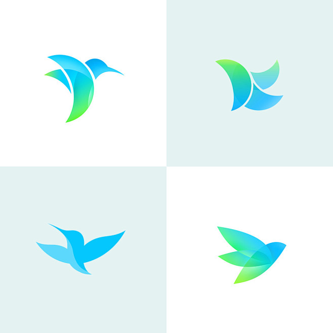 一个鸟的logo设计