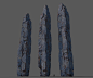 High rock pillars