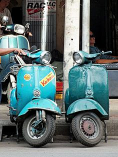 安然若橘_orange采集到我爱Vespa