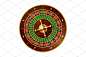 Casino roulette wheel 3d gamble game | Outline Icons ~ Creative Market