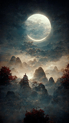 悠然🍀采集到月亮