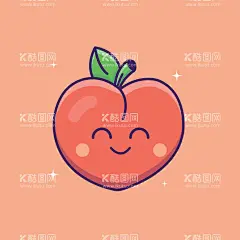 卡通桃子宣传拟人  - 源文件下载【酷图网】卡通桃子,卡通桃子素材,桃子,桃子海报素材,广告,水果,瓶贴,可爱,宣传,桃子素材,图片,包装,美味,新鲜,插画,插图,免扣,素材,元素,矢量,卡通,手绘,手绘桃子,桃子标志,logo,简约,图案,图标,桃子插画,矢量桃子,促销,桃汁,水蜜桃,桃,白桃,油桃,清新,简笔画,粉色,拟人,表情,绿叶