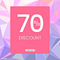 70 percent discount sale vector | free image by rawpixel.com
