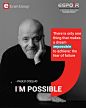 其中包括图片：there is only one thing that makes a dream impossible to achieve: the fear of failure  #impossible