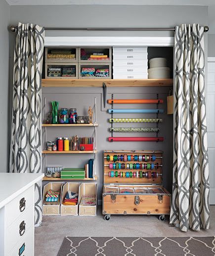 Closet for storage. ...