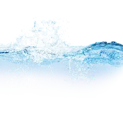 动感蓝色水浪元素