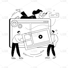 汽水泡泡*采集到平面风插画