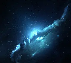 星云 星河 星空 夜空 宇宙 闪亮 黑色 亮晶晶 一闪一闪 小星星 背景 壁纸 素材 设计 广告 太空 蓝色 深蓝