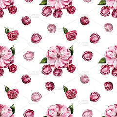 纹路与花枝无缝搭配