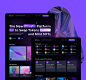 b2b crypto nft trading UI ux web3 Webdesign