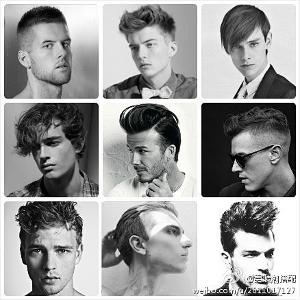 九款男士发型，你最爱哪款呢？
