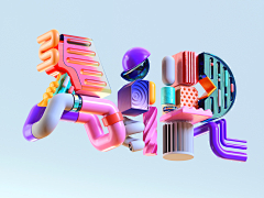 神笔老梁采集到3D | C4D | 场景 | 动态