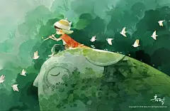 他是《大鱼海棠》原画师，首次公开“电影级”插画创作技巧_合作 : 唐嫣、窦骁、杨烁主演的电视剧《时间都知道》绘制宣传插画 与Treedom合作，为贫困地区孩子制作公益动画小短片 与作家董宏猷老师合作绘本《大山的种子》 与天闻角川合作，创作短篇漫画《…