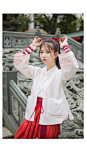 鹿韵记改良汉服女白色金鱼刺绣对襟褙子秋冬厚款汉元素外套中国风-淘宝网