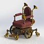 Steampunk Wheelchair (front) by Dixbit