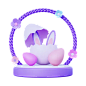 Easter Podium 3D Icon