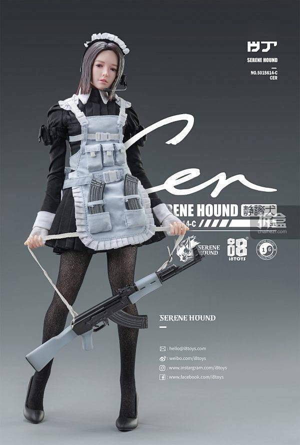 I8TOYS 静谧犬第四弹 刻耳柏洛斯女...