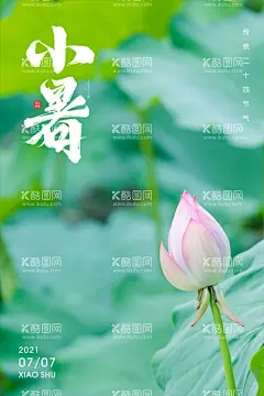 小暑  - 源文件下载【酷图网】小暑,节日,海报,简约,时尚,