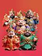 设计师的新年_五路财神爷把门敲_1_设计师付遥_来自小红书网页版 2