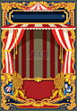 Carnival Poster with Circus Tent