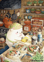 #治愈动漫##二次元##遇见艺术#
分享：画师『stkumachip』的手绘水彩插画绘画作品 ​​​ ​​​​