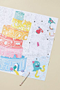 Games Giant Coloring Poster